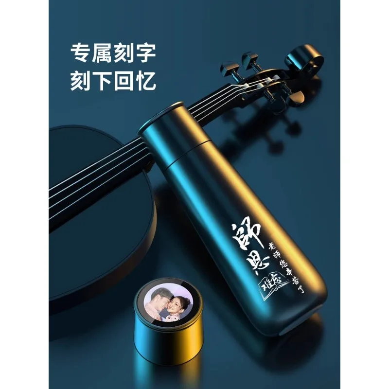 Birthday gift for men's husbands, practical surprises, women's high-end sense, Valentine's Day thermos cup lettering