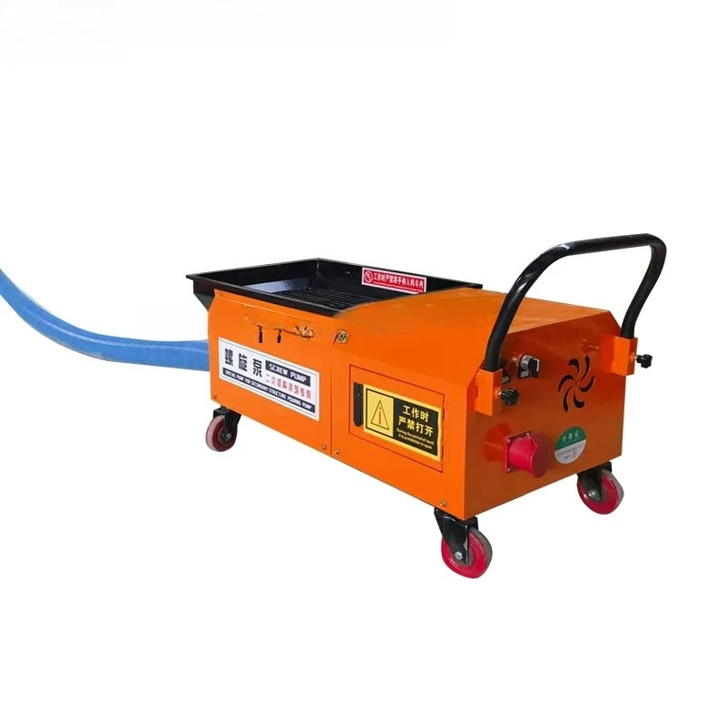 Secondary Structure Concrete Pump 220 or 380 Volt Electric Trailer Concrete Pump New Mobile Small Concrete Pump Machine