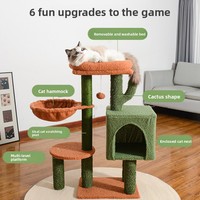 Cactus cat climbing frame, cat tree, cat jumping platform, pet toys, pet climbing frame, cat nest, cat villa, pet gift