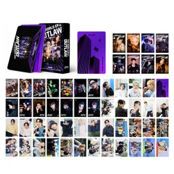 2023 55Pcs/Set Kpop Idol Lomo Card ATEEZ THE WORLD EP.2 : OUTLAW Album New Photo HD Print Cards Picture Fans Collection Gifts