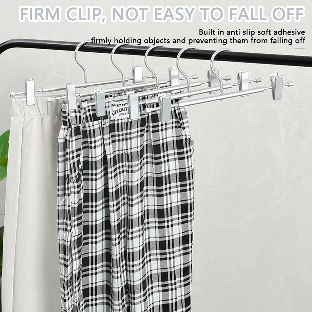 Multi-Functional Metal Storage Pants Rack Wear Resistant Clothes Storage Rack For Wardrobe