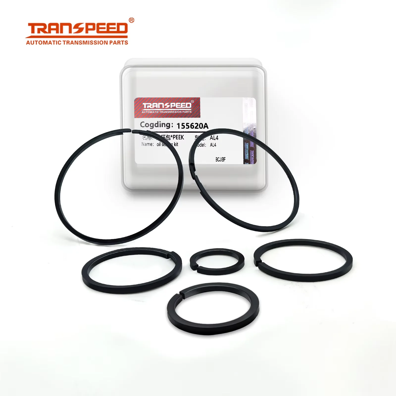 

TRANSPEED 6PCS AL4 DPO Automatic Transmission Oil Seal Rings Kit For Peugeot 206 207 307 40 Citroen Renault Car Accessories