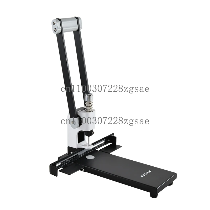 Single hole punching machine Thickened fabric Plastic film bag Card tag File punch 300 sheets 3 5 8mm