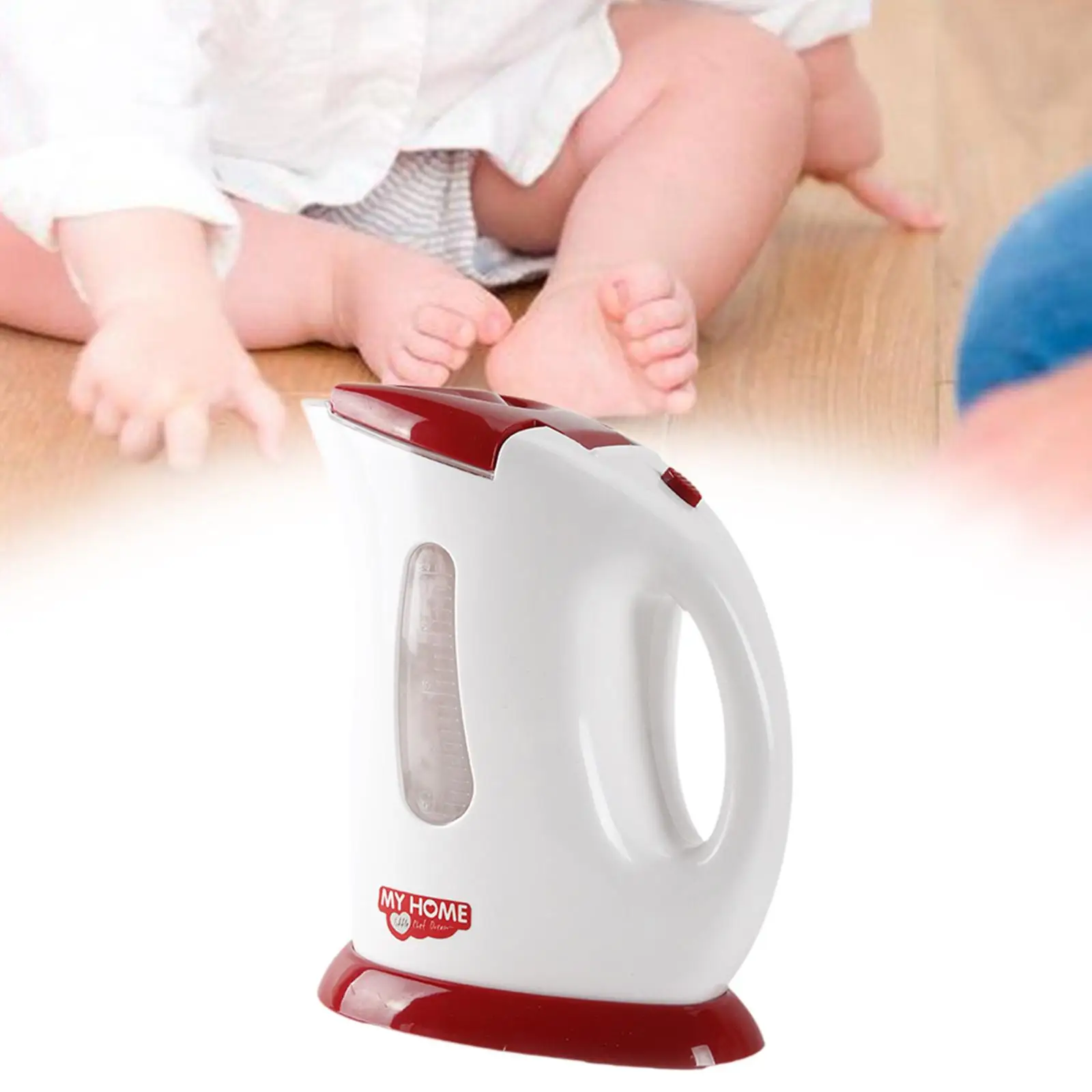 Mini tetera eléctrica, juguete, accesorios de cocina para niños, juguete de fiesta