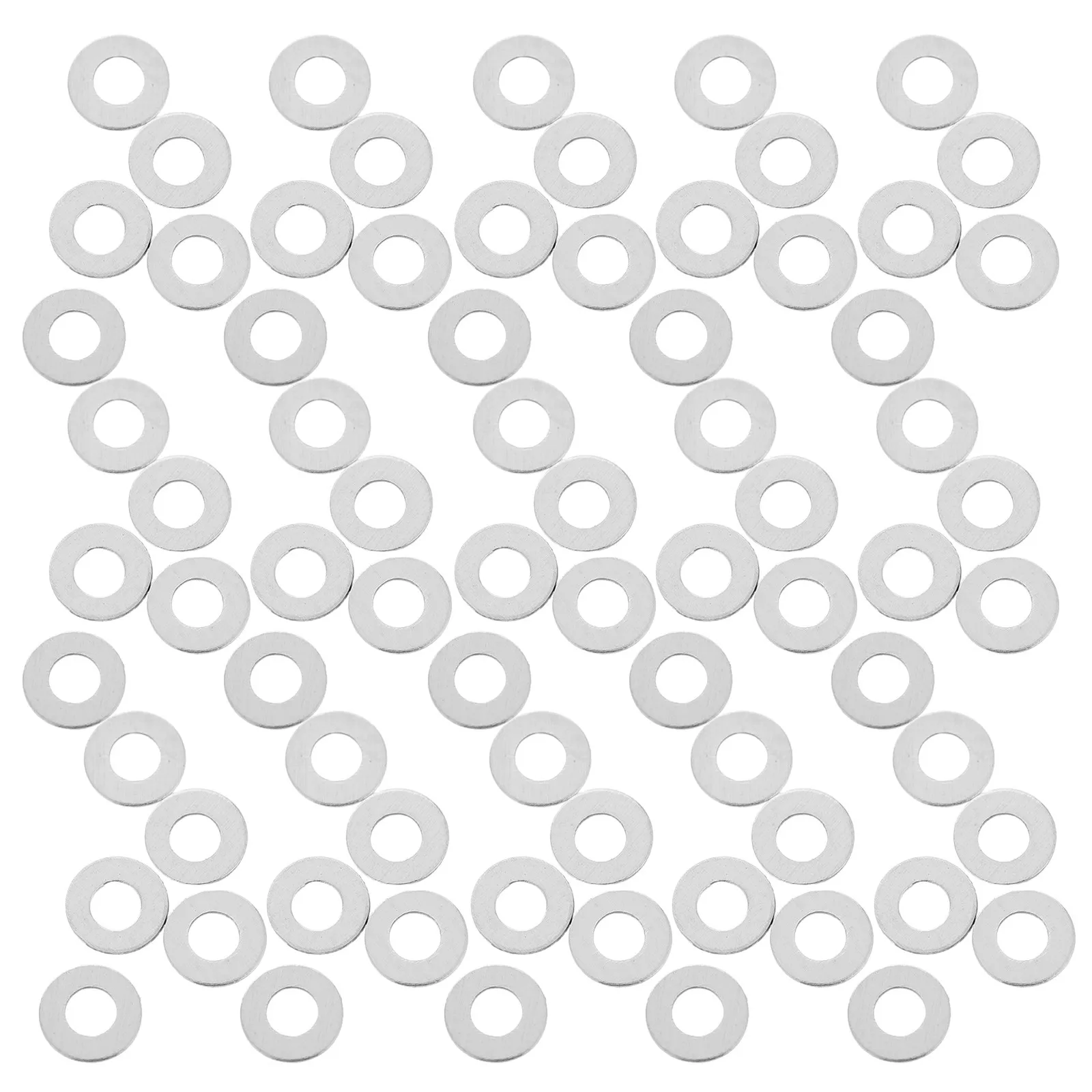 200Pcs Metal Eyeglass Washers Flat Round Spacers for Rimless Frames Repair Gaskets Eyewear Frame Inserts Optical Hardware Parts