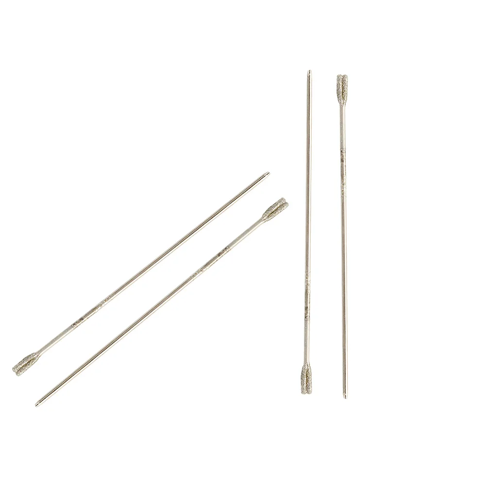 10pcs 1mm - 2.4mm Diamond Coated Tipped Drill Bits Fits Tile Glass Jewellery Hole Saw Opener