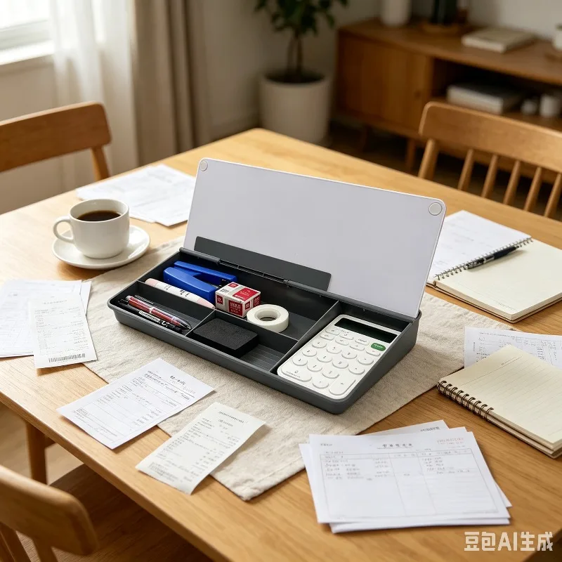 

Desktop Whiteboard with Invisible Storage Box Smooth Writing Blackboard Glass Whiteboard Office Notes Whiteboard with Card Slots