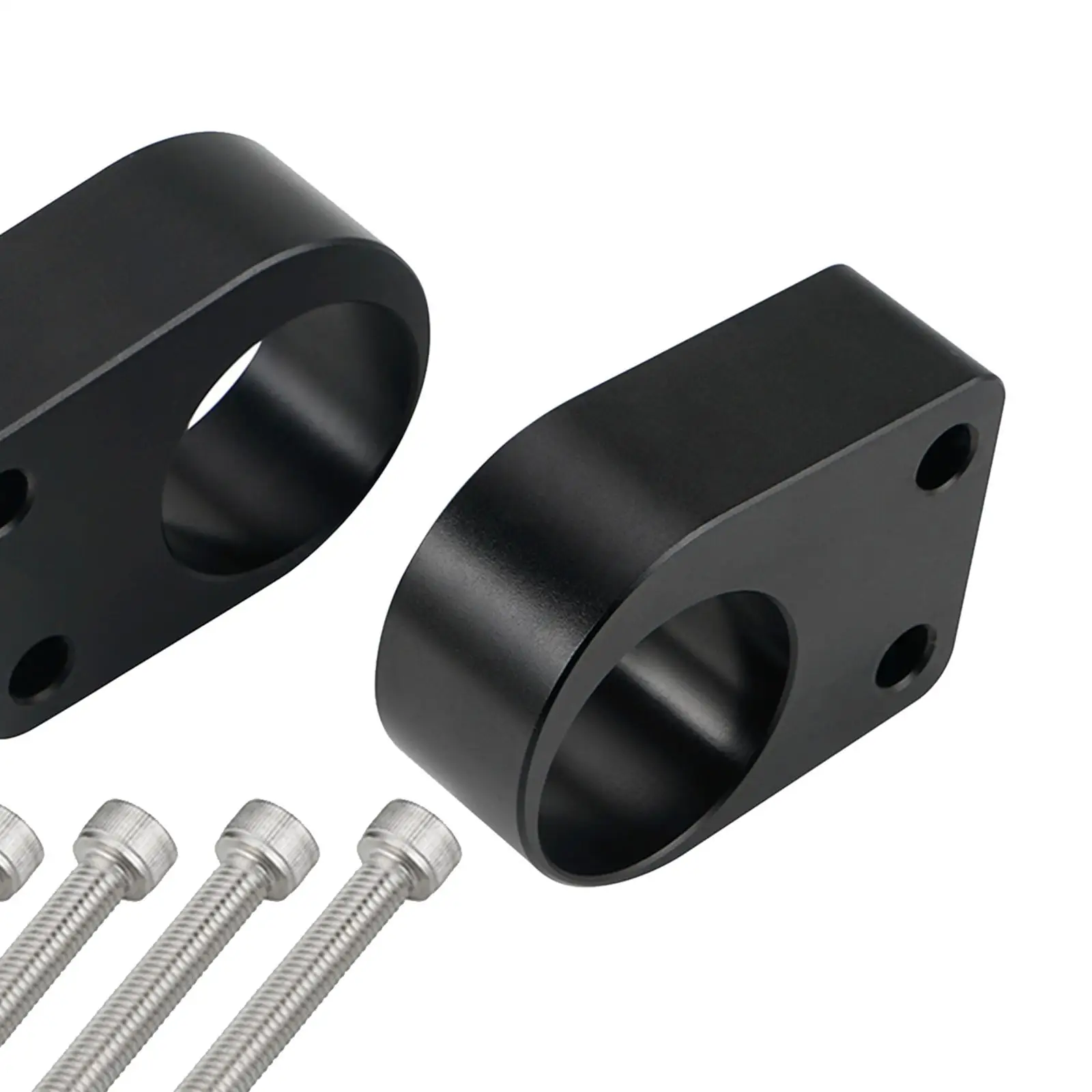 Handlebar Risers Adjustable Mount Kit Aluminum Bar Spacers for Motorcycle Handlebar 25mm Chopper Handlebar