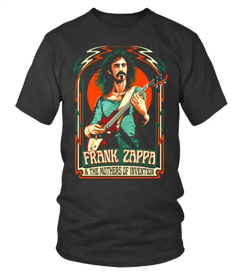 NEW Frank Zappa Bk 001 Unisex Adult Classic Tee Vintage Trending S-5XL