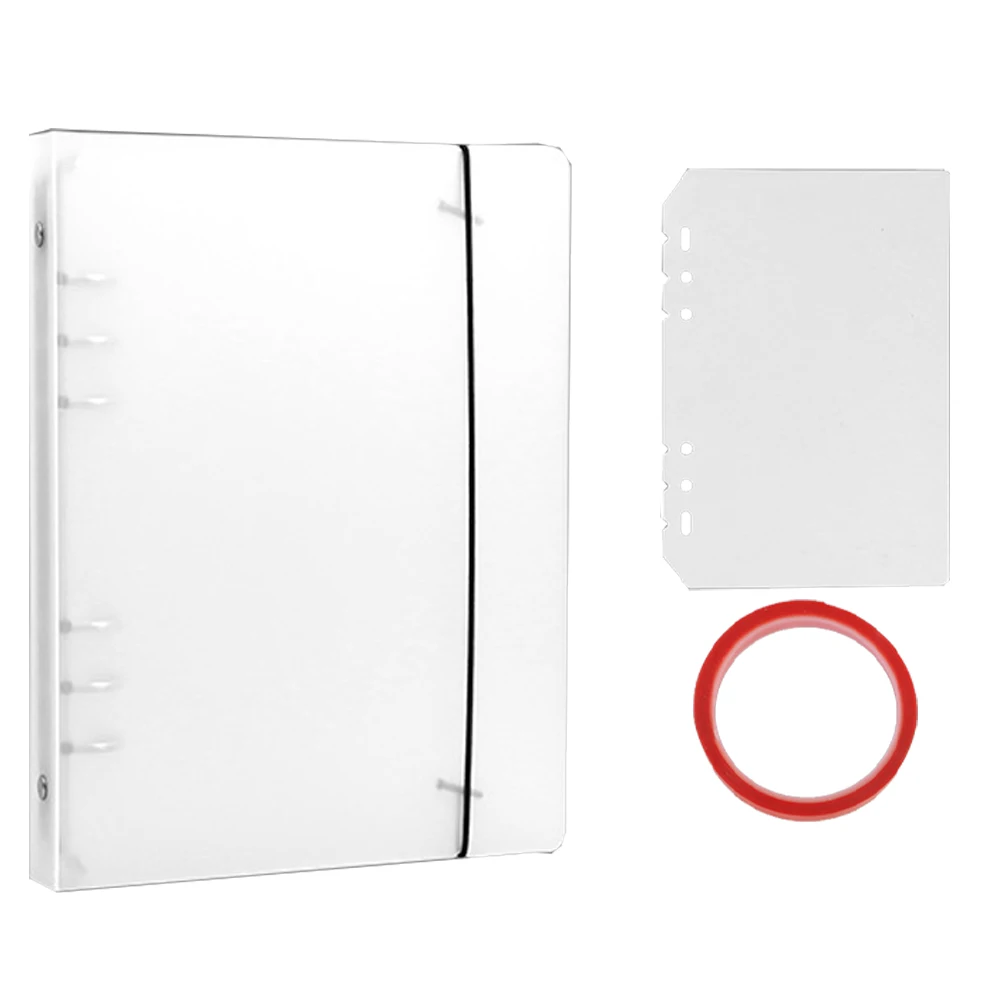 

Nail Art Ring Binder DIY Nail Art Notebook A5 Nail Art Collection Binder Multi-Function Loose Leaf Nail Art Binder for Beginners