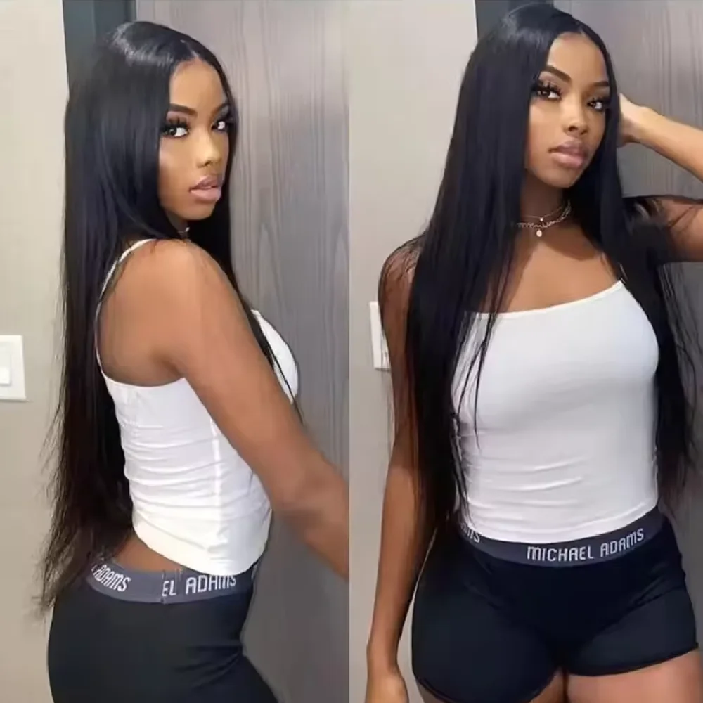 

Glueless 5x5 Lace Closure & 13x4 13x6 HD Lace Wigs | 40 42 Inch Bone Straight 100% Human Hair Wigs