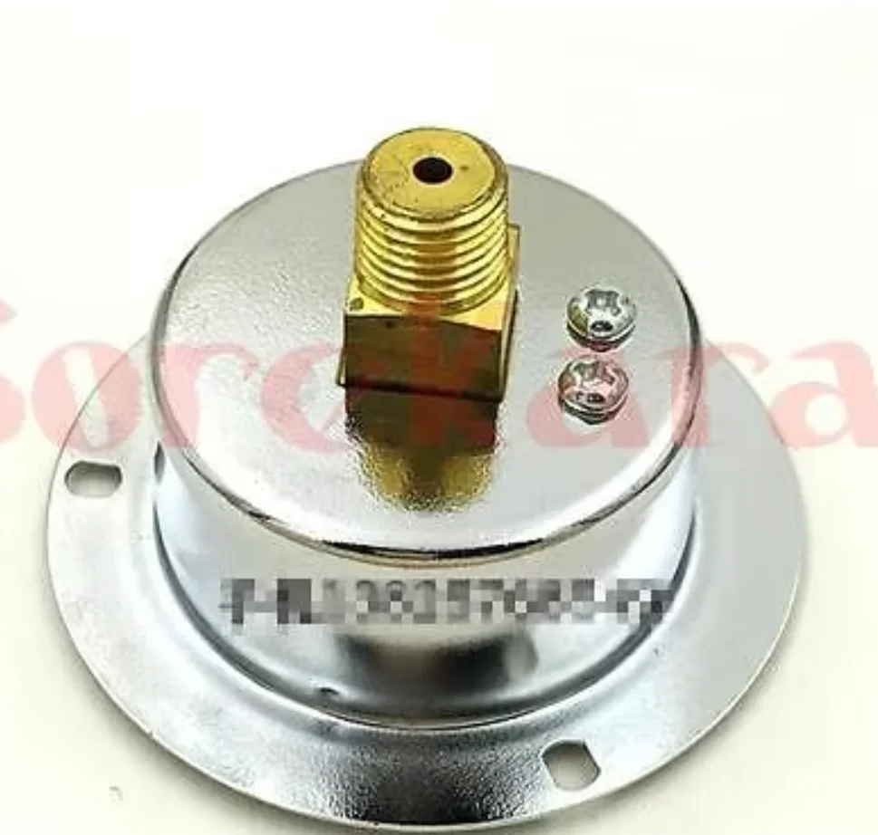 Silbrig Weiß 0-140 PSI Air Manometer 50mm Gesicht Axial Montieren Mit Rand G1/4" pneumatische Teile – Detail 3
