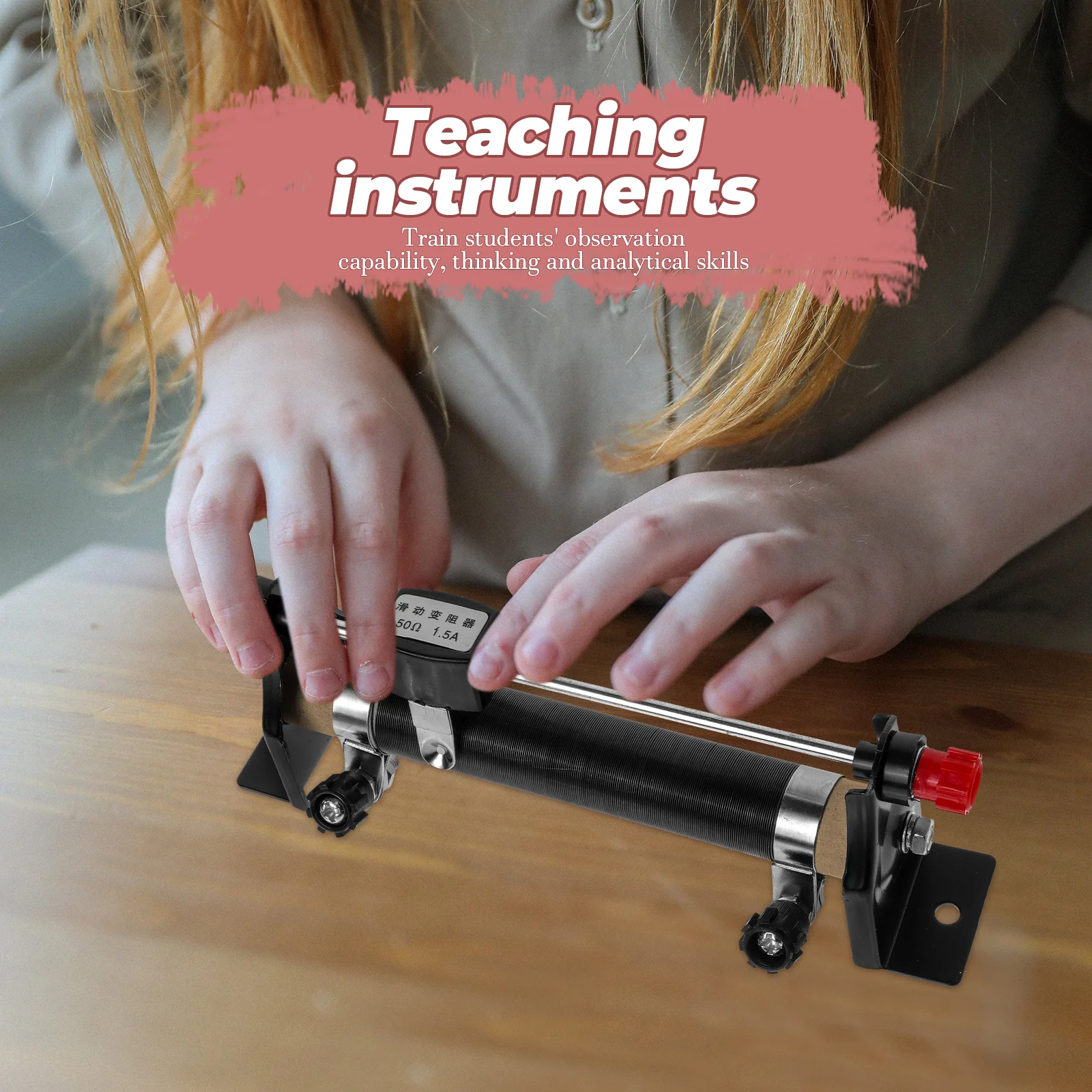 1 st Sliding Rheostat Natuurkunde Onderwijsapparatuur Wetenschapsexperimenten Student Leermiddel Elektriciteit Experiment Apparaat