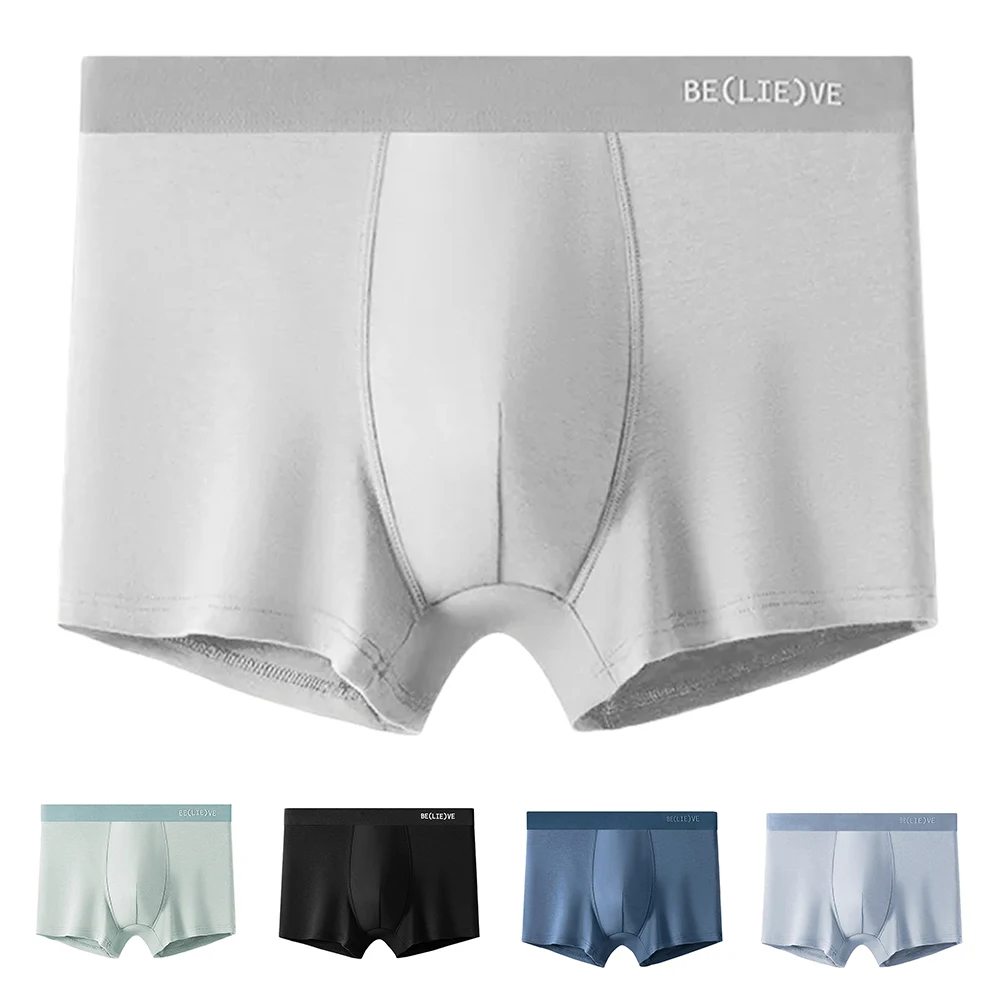 

Athletic Wear Cotton Trunks Comfortable Cotton Men's Underwear Breathe Panties Breathable Material Comfort Fit