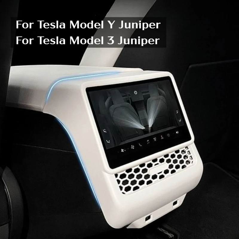 

For Tesla Model 3 Highland Model Y Juniper Rear Air Outlet Kick Protective Cover Rear Screen Protector Frame Interior Accessorie