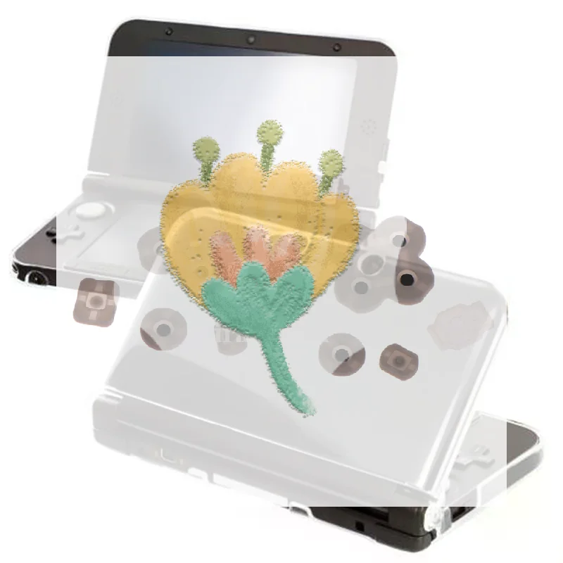 Clear Crystal Cover Hard Shell Case For  3DS XL LL N3DS 3DS LL