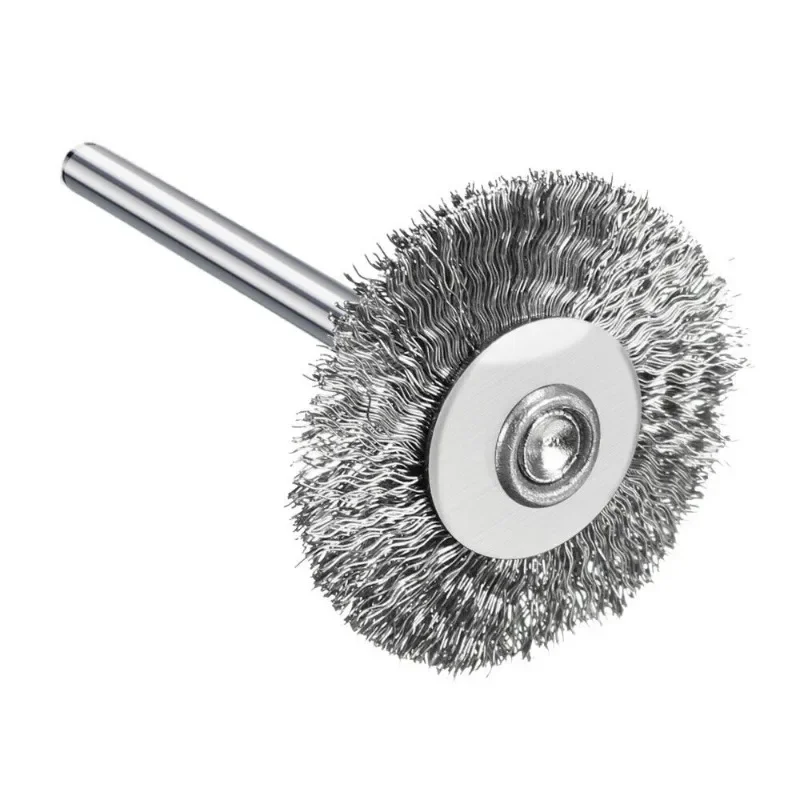 20Pcs Stainless Steel Wire Brush Round Brush Wheel Brush Kit Polishing Tool for Dremel Grinder Disc Abrasive Tool Accessories