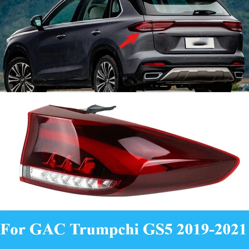 

For GAC Trumpchi GS5 2019 2020 2021 Tail Light Car LED Rear Turn Signal Light Stop Brake Fog Lamp Daytime Driving Light
