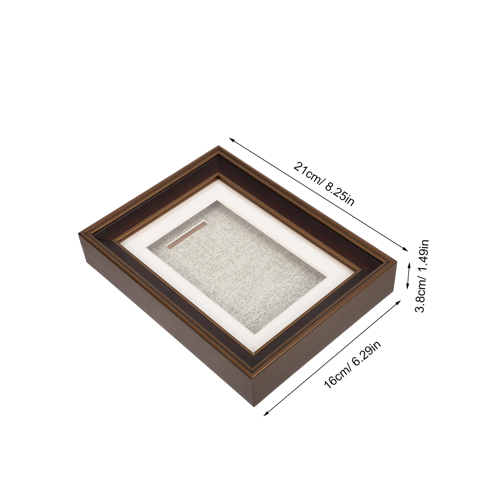 Wooden Medal Display Frame Case, Solid Wood Design