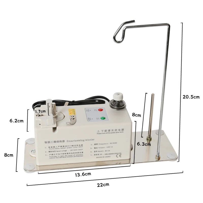 High speed intelligent embroidery electronic winding machine sewing flat car embroidery template shuttle automatic thread maker