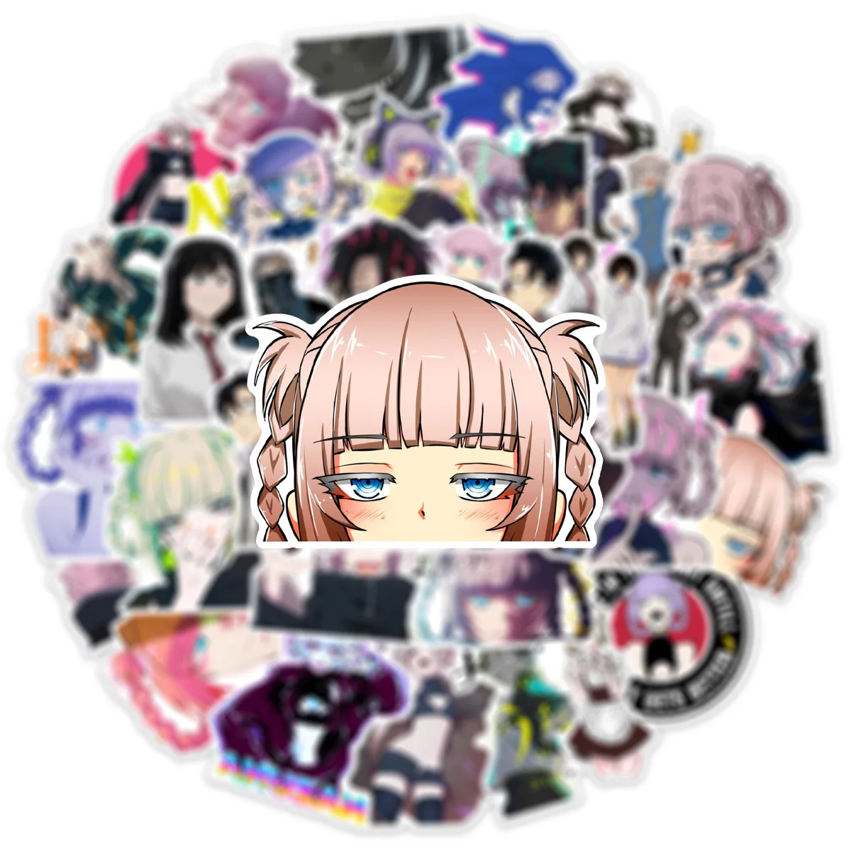 10/30/50PCS Call Of The Night Anime Stickers Kou Nazuna Sticker Waterproof Laptop Skateboard Motorcycle Guitar Phone Girls Decal - Image 4