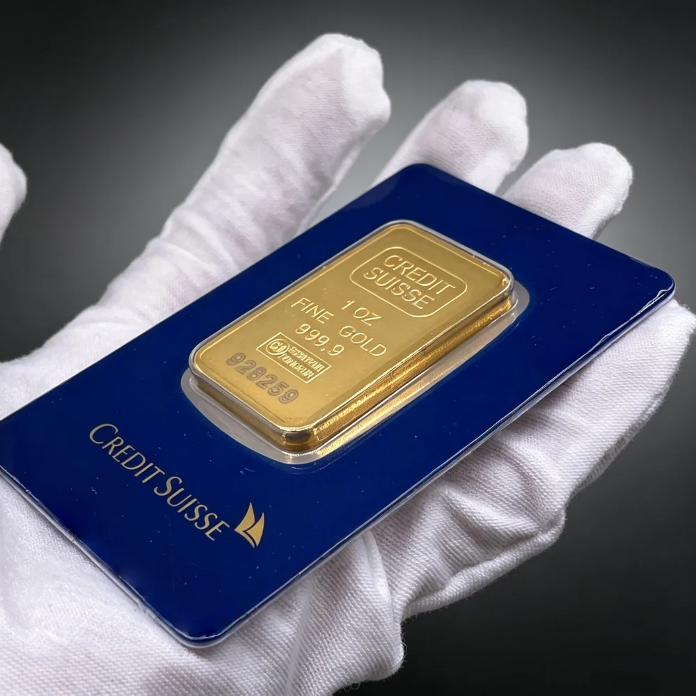 1g-100g Copper Gold Bar 24K Gold Plated Bullion With Serial Number Sealed Pack Metal Crafts