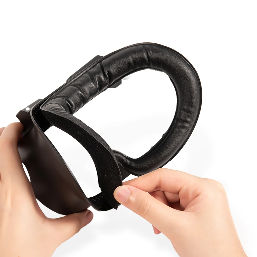 Penutup Masker Wajah 3-In-1 Kulit PU Kain Sutra Es Pengganti Bantalan Busa Masker Bantalan Wajah untuk Meta Quest 3 Aksesori Kacamata VR