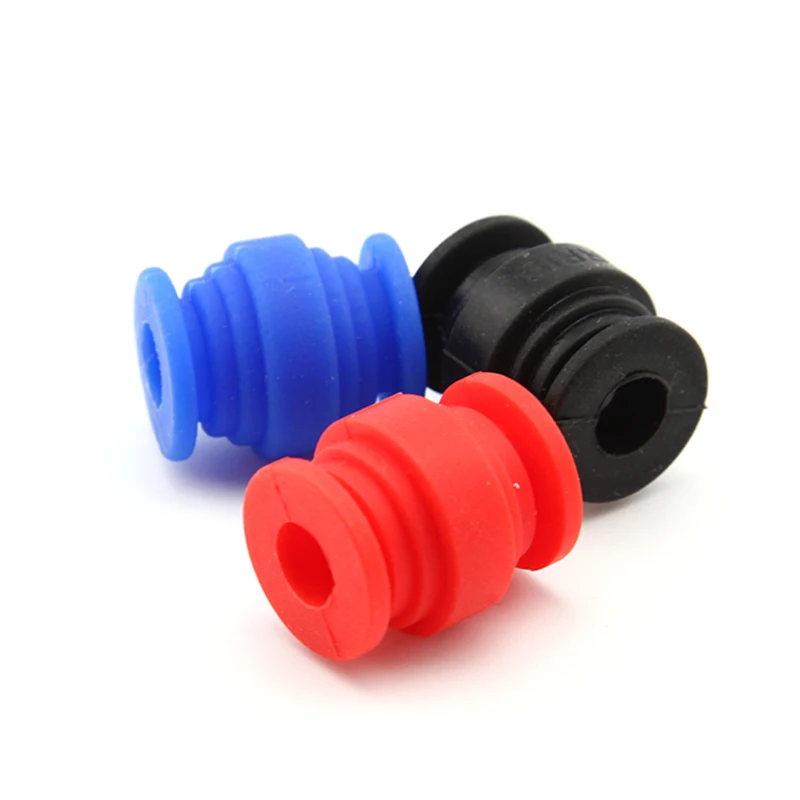 QUARKZMAN RC Anti Vibration Caoutchouc Billes RC Amortisseur Billes pour RC F4 F7 Vol Contrôleur Cardan M4x12mm Choc Absorption Billes,RC Modèles DIY Drone Accessoires (Noir),Paquet de 20