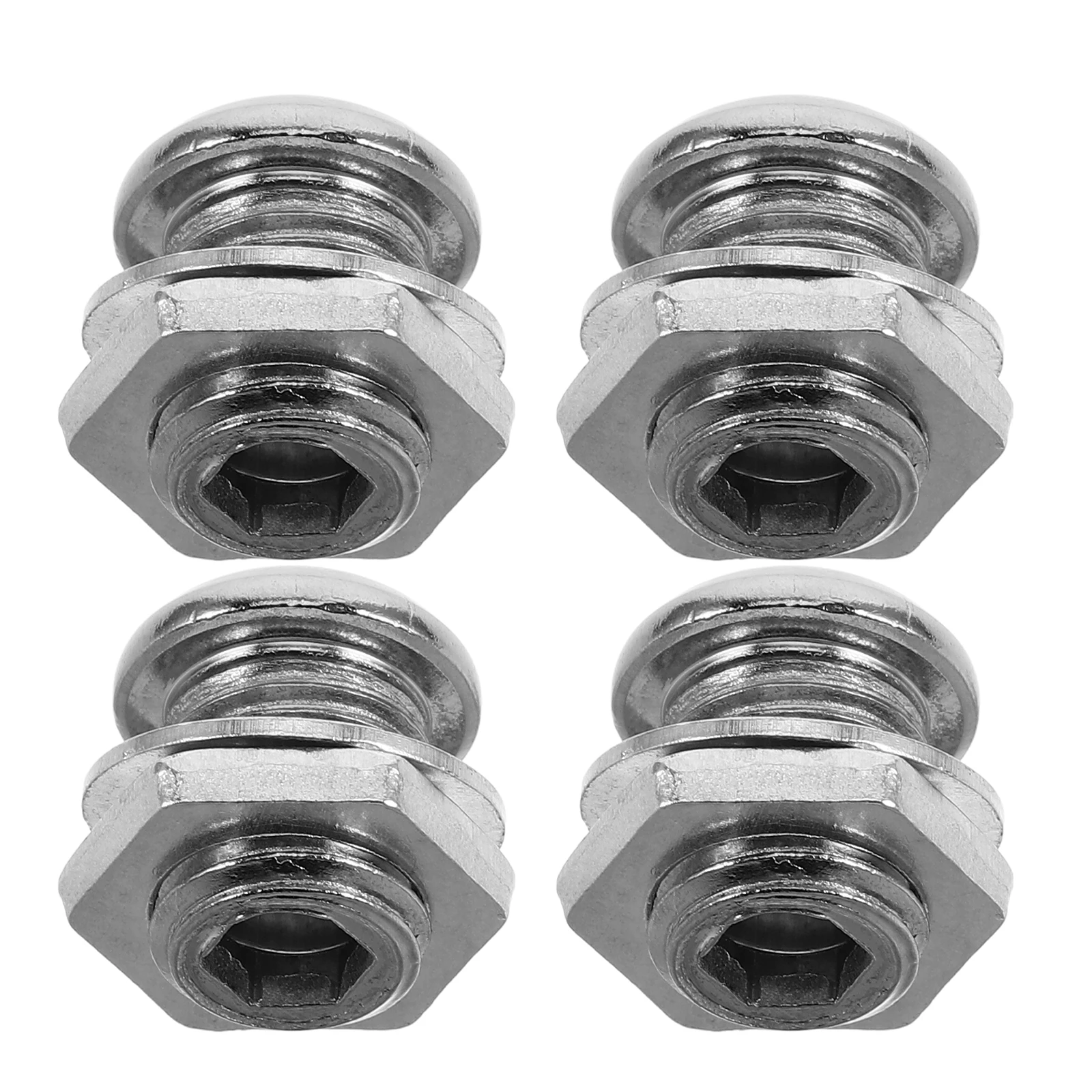 

4 Pcs Air Hole Drum Screws Vents Hardware Accessories Musical Instrument