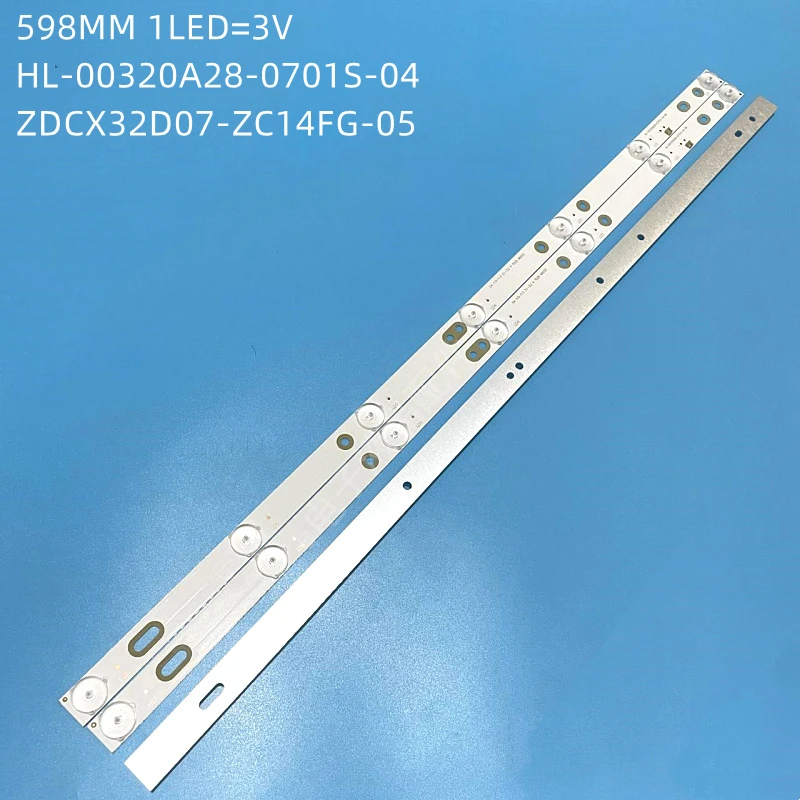 

598MM LED Backlight Strips For HL-00320A28-0701S-04/05 ZDCX32D07-ZC14FG-05 180.DT0-32D900-0H MS-L1225V2 MS-L2391V1 DOFFLER