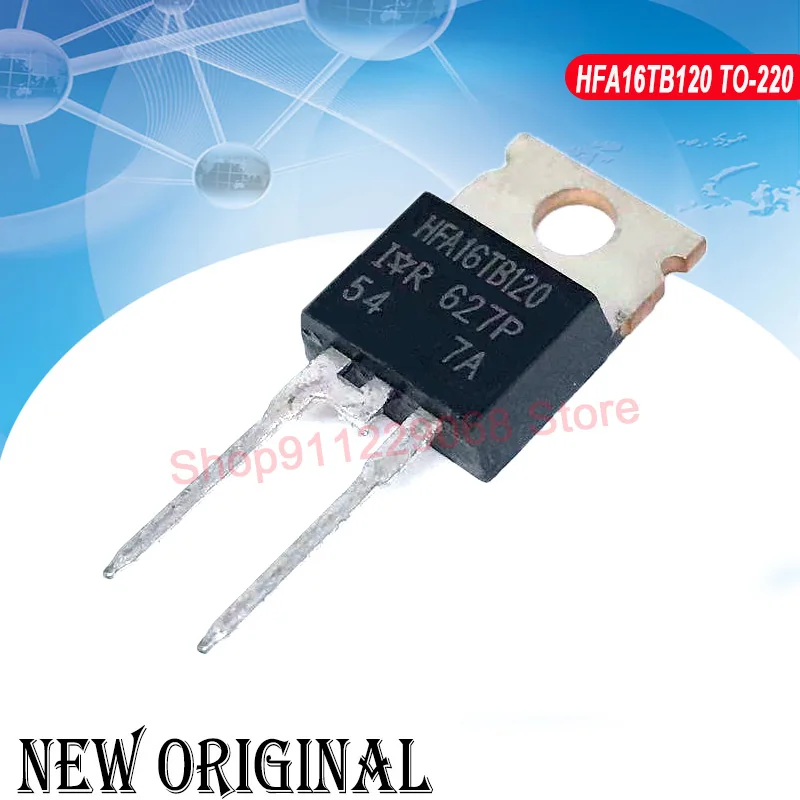 (5piece) HFA16TB120 TO-220 1200V 16A / MIP2E9DMY TO-220 / STP40NF03L P40NF03L / SPP100N08S2-07 PN0807  75V 100A TO-220