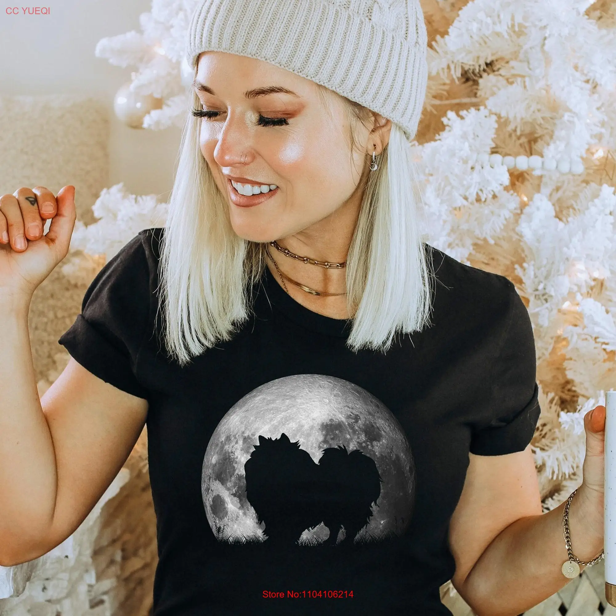 Samoyed T Shirt EPIC Fantasy Moon Kid SweaT Mama Owner Life long or short sleeves