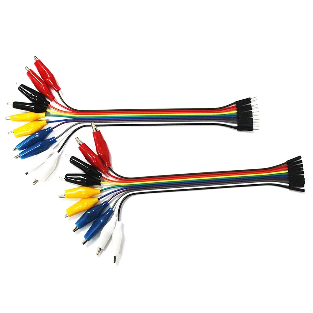 Test 24Mm Alligator Clip 20Cm Pure Copper Wire For Jumper Wires To Clips Breadboard Fishing Tools Clip To Wire