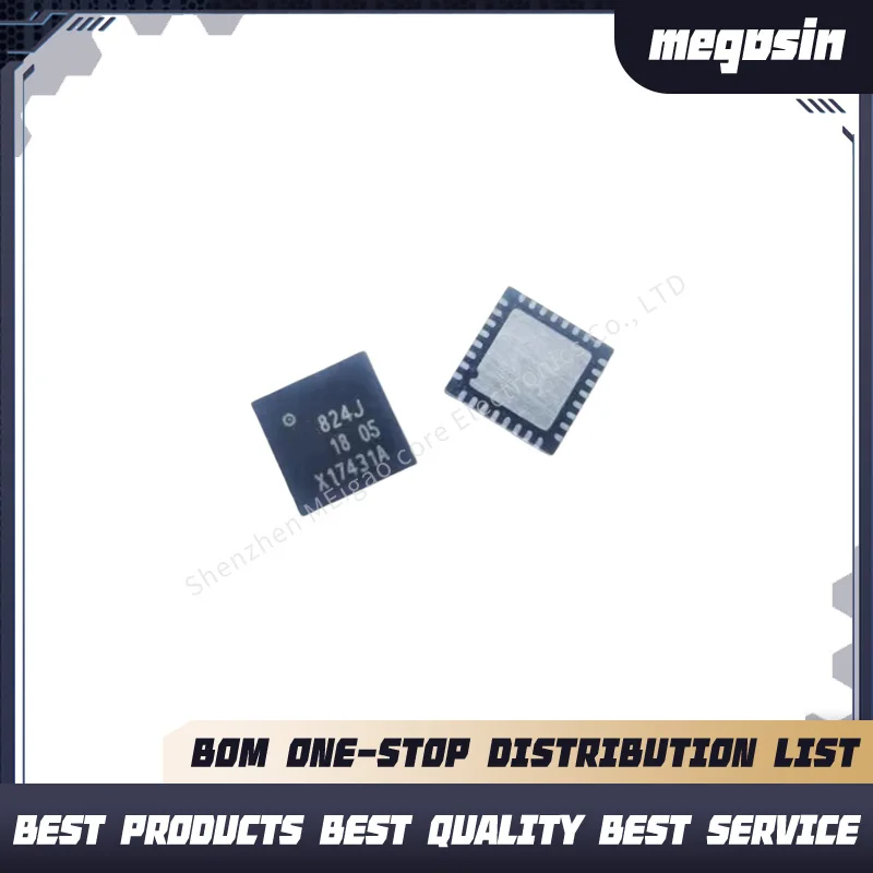 1pcs/lot LPC824M201JHI33E LPC824M201 Screen printing 824J HVQFN-32 Microcontroller chip