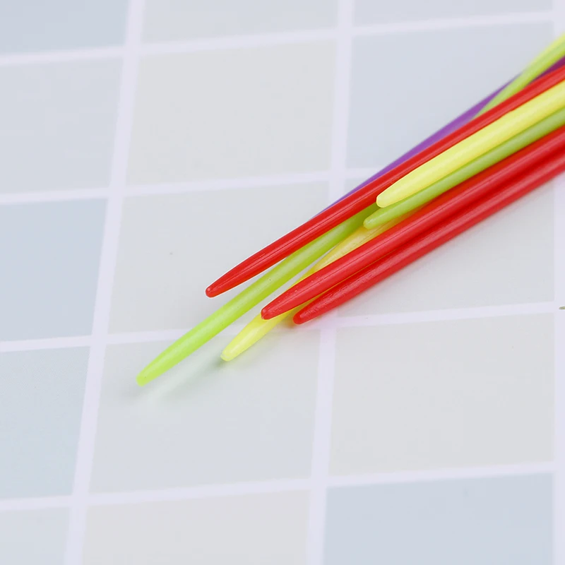10Pcs Knit Sewing Needle Multicolor Plastic Sewing Needles DIY Craft Accessories