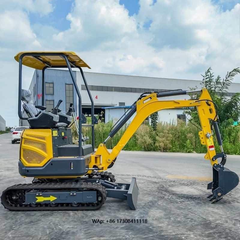 CE Approved | Briggs & Stratton 1.8T Mini Digger for Snow Removal & Agriculture