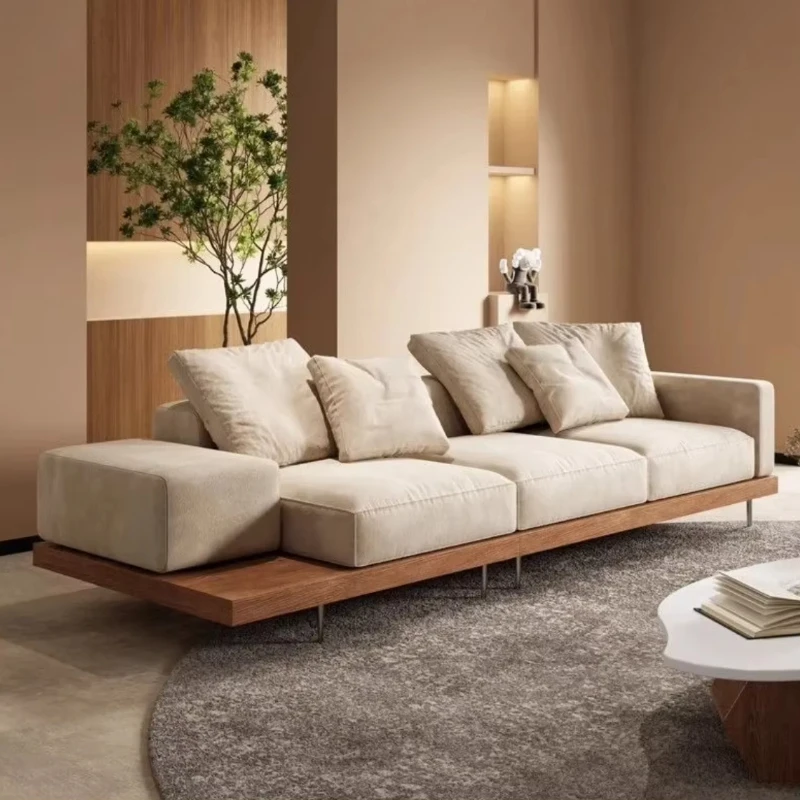 

Home Furniture Modern Wooden Luxury Interior Furniture Modular Combination Living Room Sofa