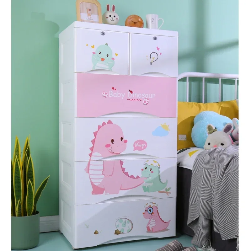 Nordic Drawer Organizers Storage Cabinet Desk Drawer Organizer Minimalist Children's Clothes Locker Practical Furniture