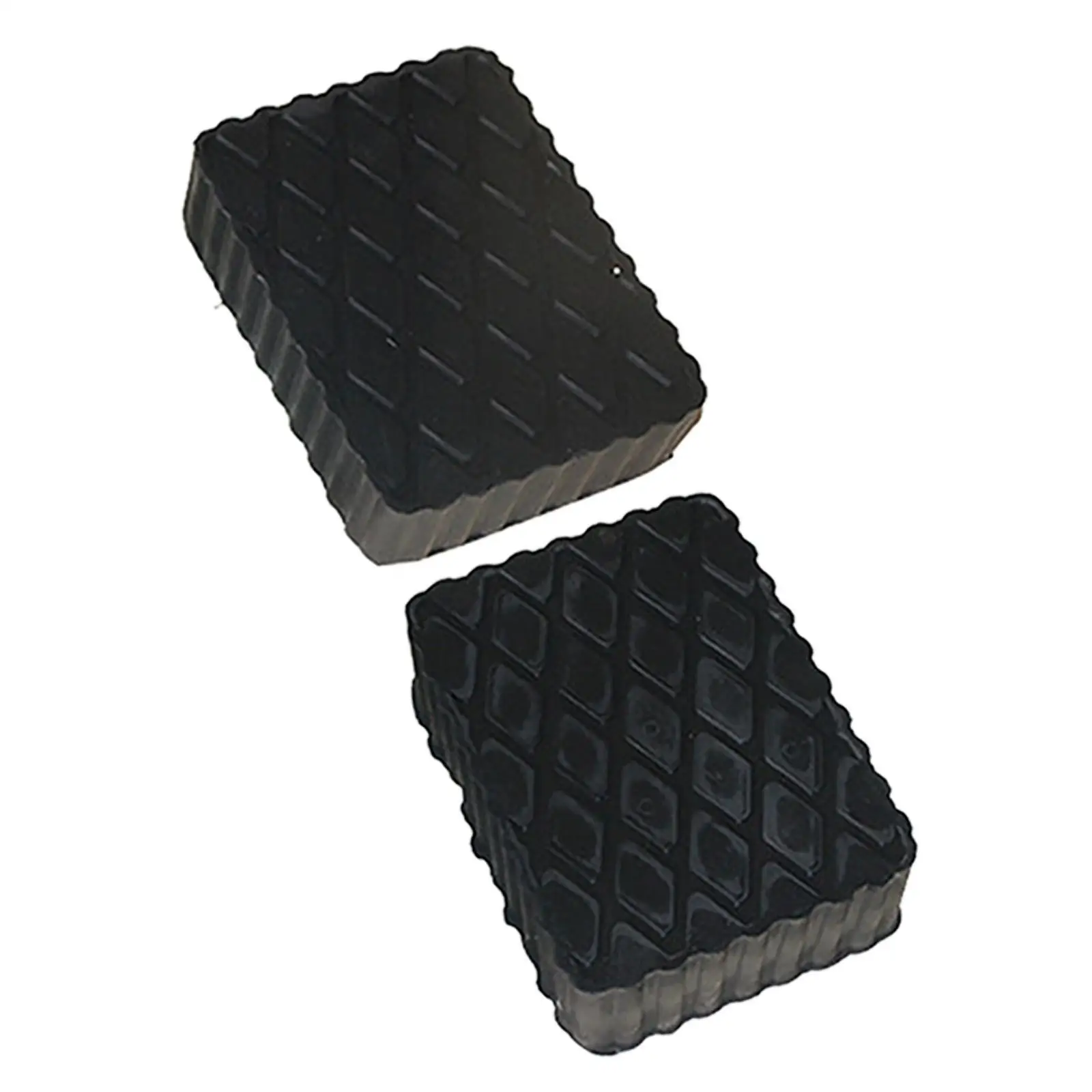 2 قطعة منصات رافعة السيارة عامة منصات رفع السيارة مريحة المضادة للانزلاق وسائد مطاطية الحصير المطاط منصات مطاطية ل Rvs الطابق جاك #2