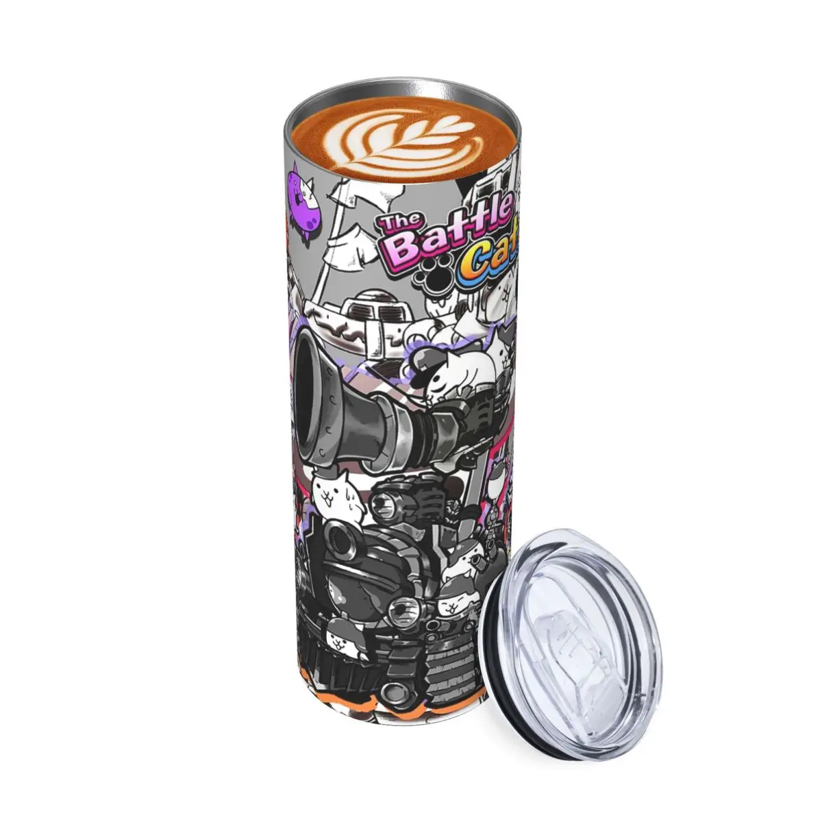 

Battle Cats Siege Engine Stainless Steel Tumbler Vacuum Insulated Mugs Thermal Cold Cups Straws With Lid 20oz