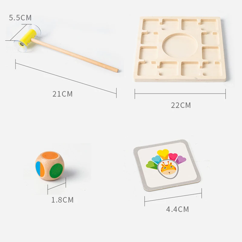 لعبة مغناطيسية مطابقة الحيوانات للتعلم المبكر - ألعاب تعليمية خشبية للأطفال لتفاعل تطوير المهارات الرقمية