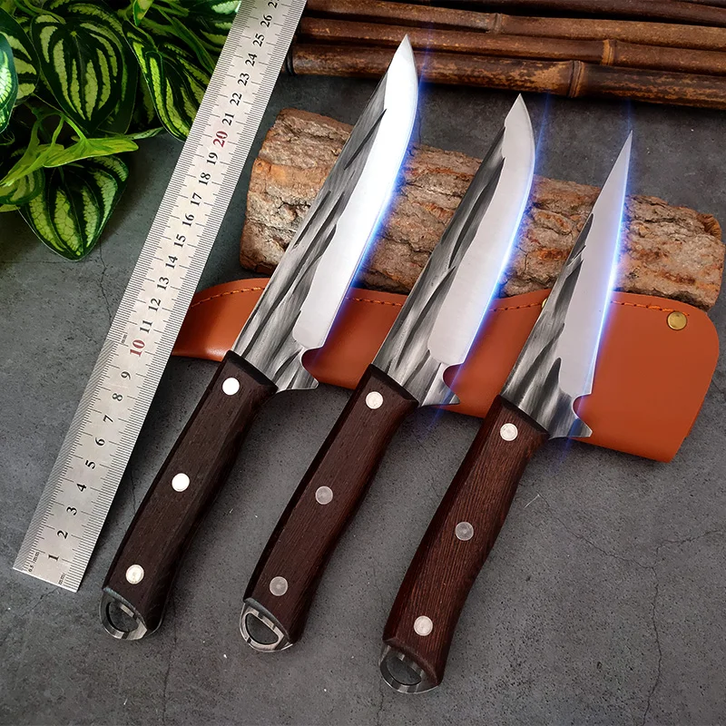 

Forged Kitchen Boning Knife Stainless Steel 5CR15 Meat Boning Knife Fruit Vegetables Fish Slicing Cleaver Outdoor Pocket knife