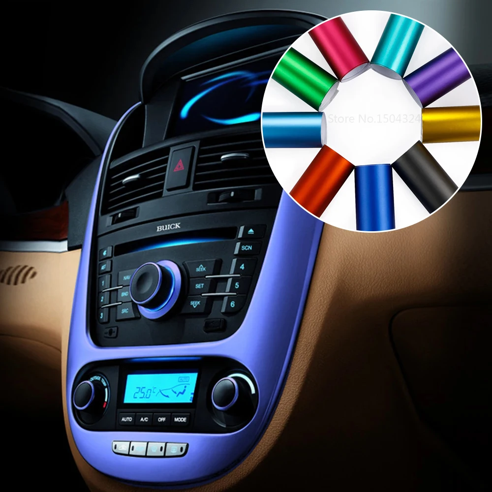 ماتي الساتان كروم الفينيل التفاف فيلم ملصقات الشارات 152*10/20 سنتيمتر تصفيف السيارة الأفلام الواقية الزخرفية ل اكسسوارات السيارات