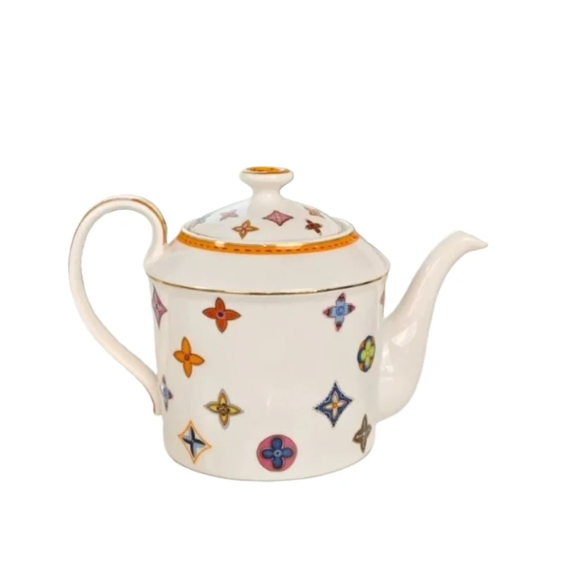 

Nordic style household simple retro ceramics, coffee set, afternoon tea, teapot