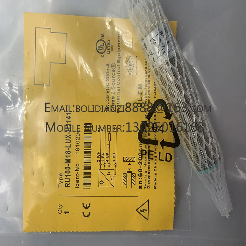 

New ultrasonic sensor RU50U-S18-LU8X-H1141 in stock