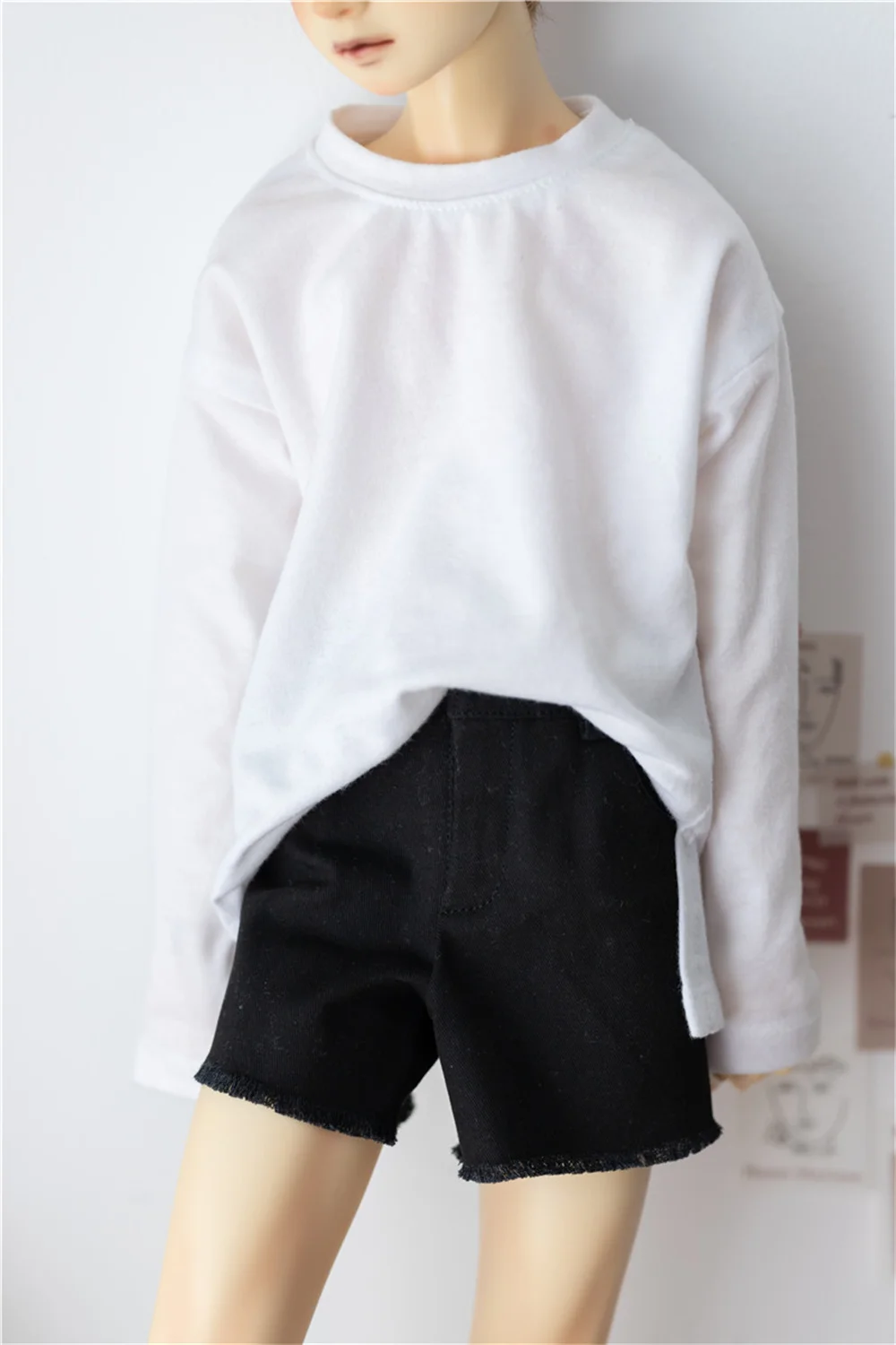 Bjd shorts 1/3 1/4 1/6 tio id75 bjd boneca shorts casuais acessórios bjd