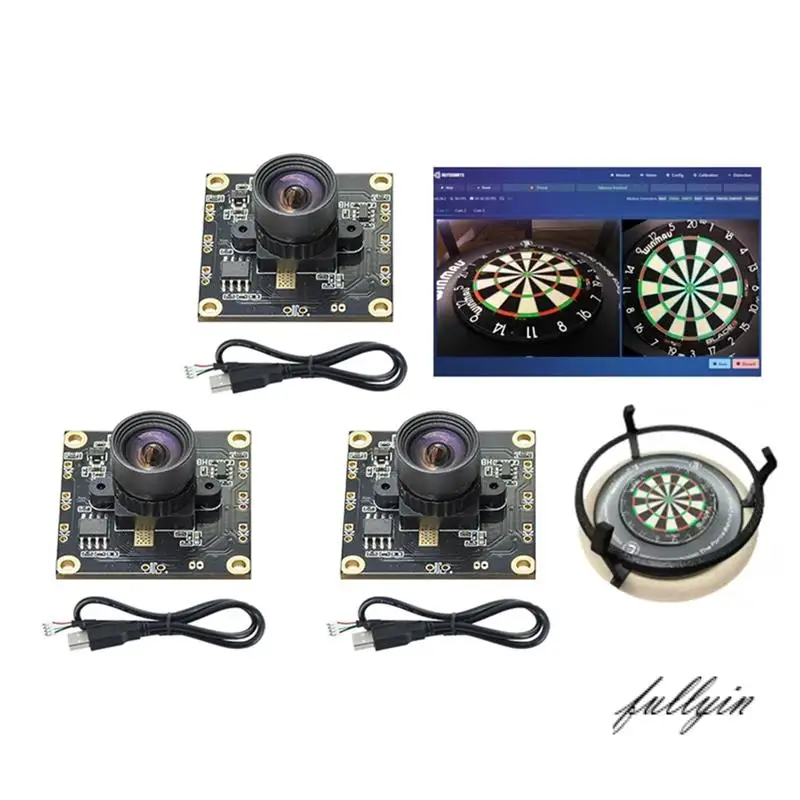 FULL-OV9732 Modulo telecamera ad alta definizione da 100 gradi Trio per autodarts Io, 1280X720 a 30 fps con cavo da 1 m