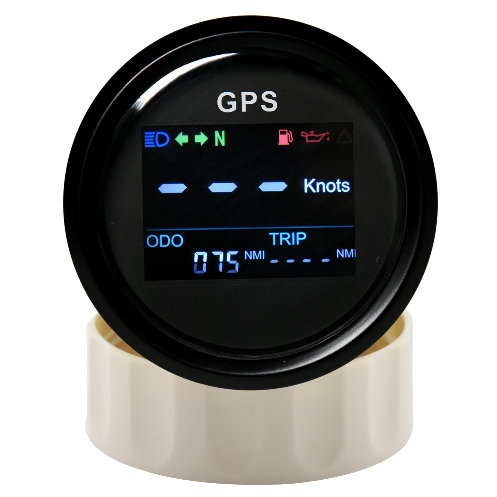 Compteur De Vitesse GPS Numérique ELING 3-3/8" Pour Bateau Moto Voiture - Étanche IP67 12V/24V Haute Précision