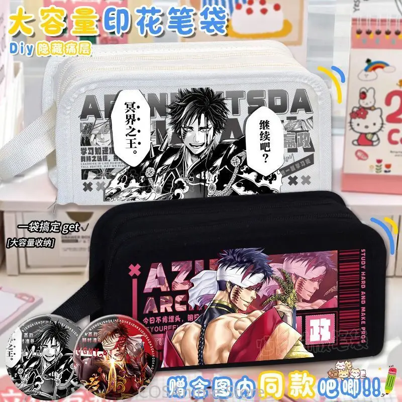 Record of Ragnarok Buddha Apollo Qing Shi Huang Hades Anime Unisex Multi-layer Storage Cartoon Pain Pencil Case Fans Gift