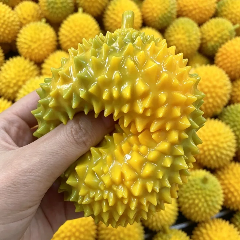 Knuspriger Durian-Quetschball, handgefertigtes knuspriges Stressball-Spielzeug, Quetsch-Fidget-Ball, ASMR-Sensorik-Stressabbau-Spielzeug für Erwachsene – Detail 5
